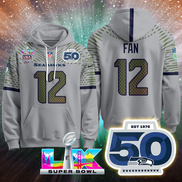 SEA Super Bowl LX Vapor Limited Hoodie - Printed