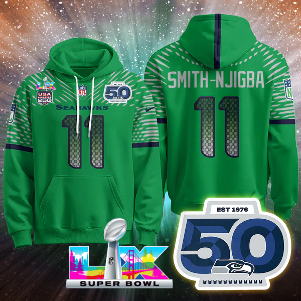 SEA Super Bowl LX Vapor Limited Hoodie - Printed