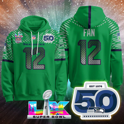 SEA Super Bowl LX Vapor Limited Hoodie - Printed