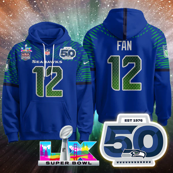 SEA Super Bowl LX Vapor Limited Hoodie - Printed