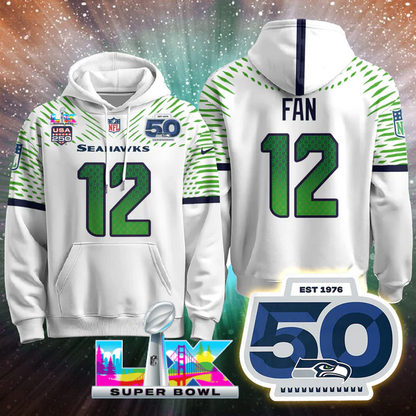 SEA Super Bowl LX Vapor Limited Hoodie - Printed