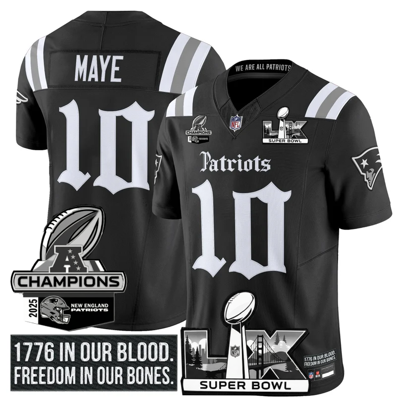 NE 2025 AFC Champions Vapor Limited Jersey N5 - Stitched