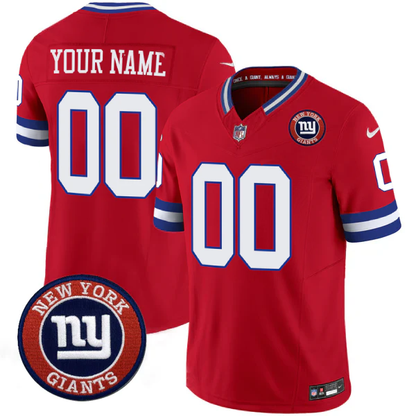 Custom NYG Limited Jersey - Stitched