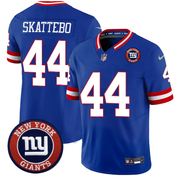 Cameron Skattebo #44 NYG Jersey - Stitched N1