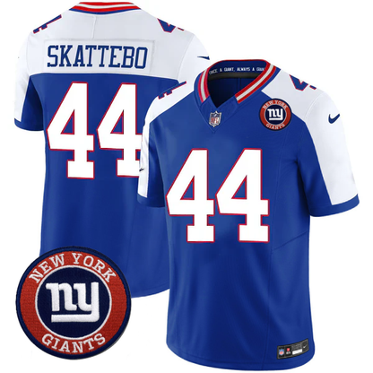 Cameron Skattebo #44 NYG Jersey - Stitched N1