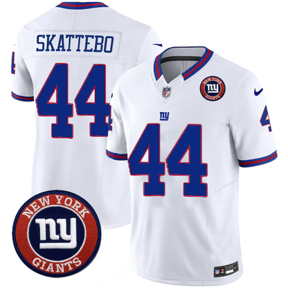 Cameron Skattebo #44 NYG Jersey - Stitched N1