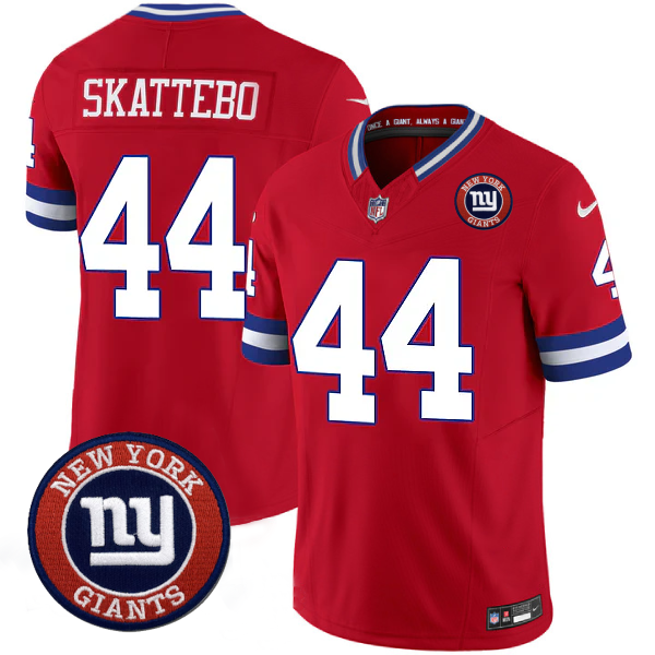 Cameron Skattebo #44 NYG Jersey - Stitched N1
