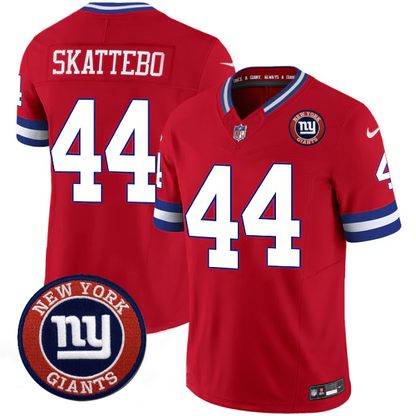 Cameron Skattebo #44 NYG Jersey - Stitched N1