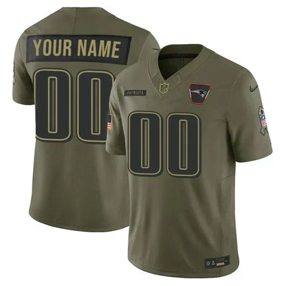 NE 2025 "Rivalries" Vapor Limited Custom Jersey - Stitched