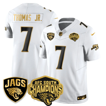 DET AFC South Division Champions Vapor Limited Throwback Jersey - Stitched