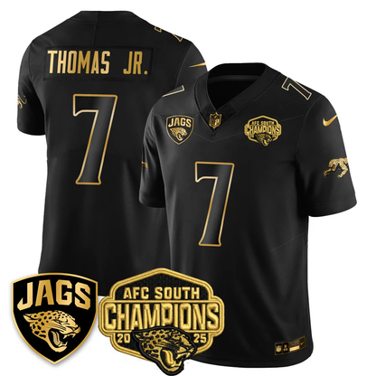 DET AFC South Division Champions Vapor Limited Throwback Jersey - Stitched