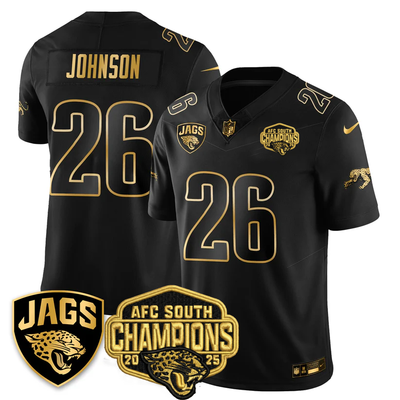 DET AFC South Division Champions Vapor Limited Throwback Jersey - Stitched