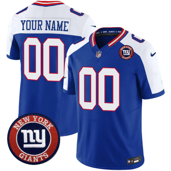 Custom NYG Limited Jersey - Stitched