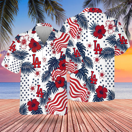 LAD Special Semiquincentennial Hawaiian Design Button Shirt V4