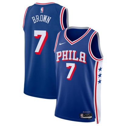 Jaylen Brown PHI Vapor Jersey - Stitched